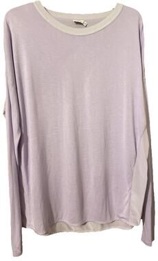 Vince Women's Pullover Lightweight Top Shirt Medium Lavender Purple Silk Blend